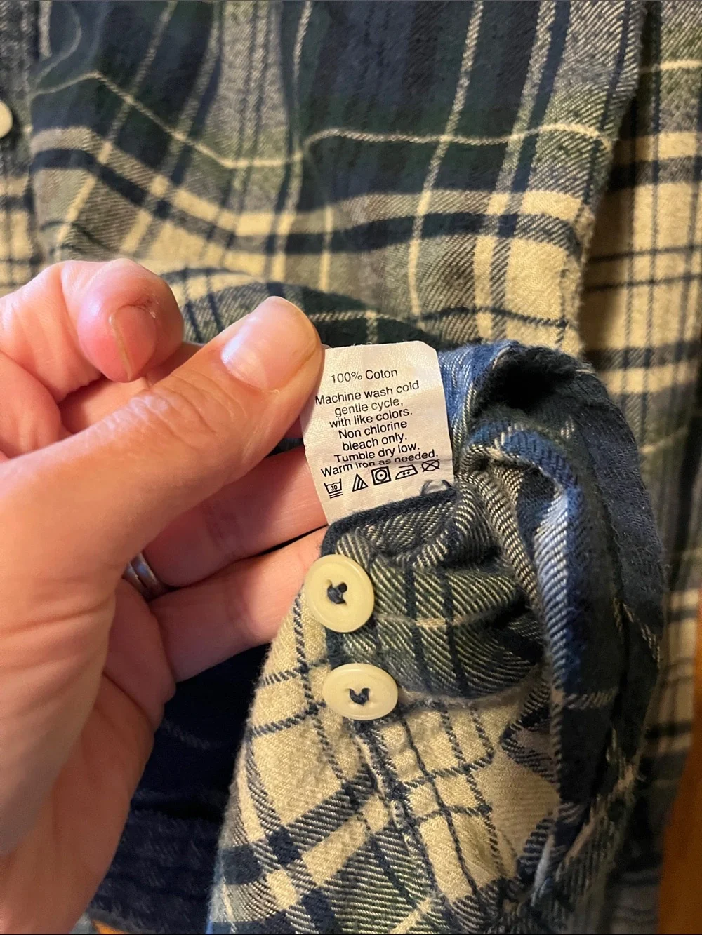 J. Crew Navy and White Plaid Casual Button-Down Shirt